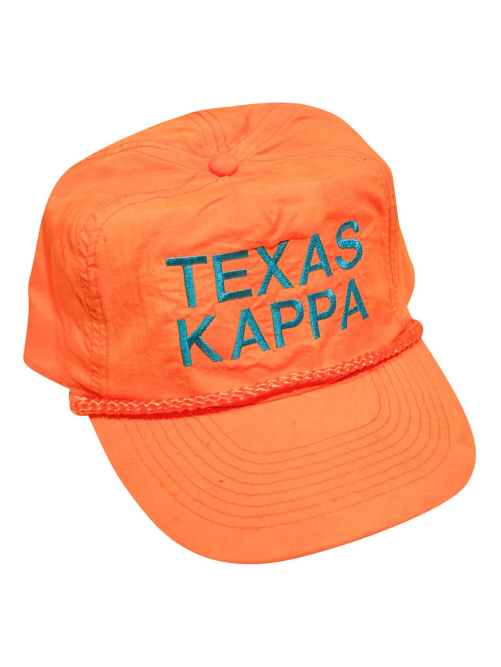 Vintage Texas Longhorns Neon Kappa Sorority Orange Snapback